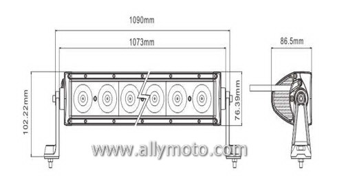 200W LED Light Bar 2082